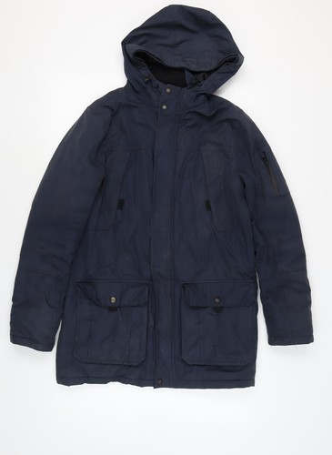 Red herring men blue parka - red,