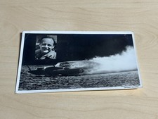 1950s RP Postcard Donald Campbell K7 Bluebird Hydroplane Water Speed Record