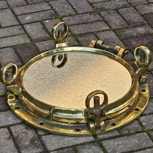 Old original porthole brass - old,