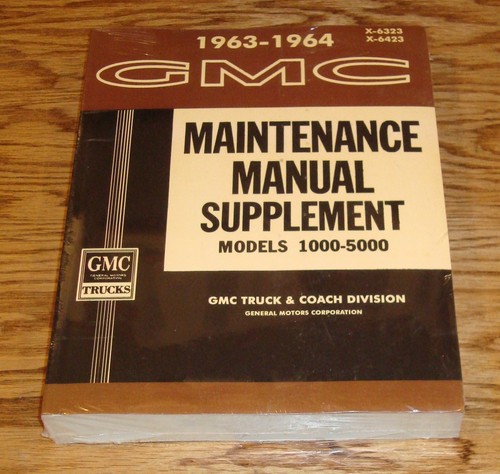1963 1964 gmc truck service - 1964,