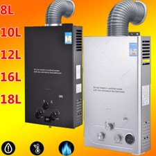 NEW 8/10/12/16/18L Instant Gas Hot Water Heater Tankless Gas Boiler LPG Propane