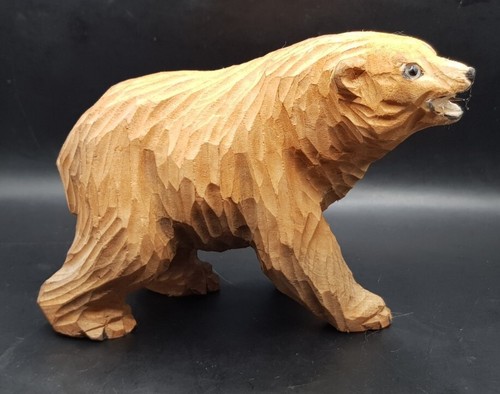 Old vintage carved wooden - old,