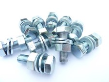 10 BSW Whitworth Bolts 1/4 x
