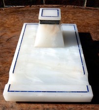 Art Deco desk stand pen rack