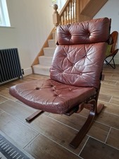 Siesta Leather Lounge Chair By