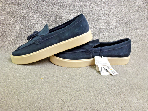 Zara loafers mens navy - zara, uk