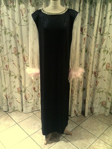 Drag queen black silver - queen, long