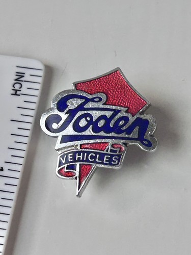 Vintage foden enamel lapel - foden,