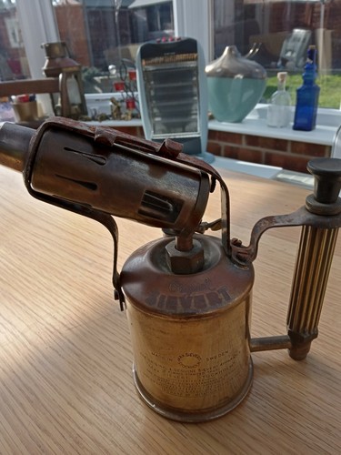 Vintage copper brass blow - &,