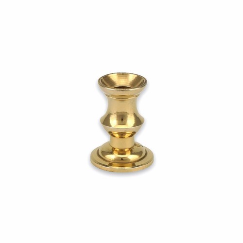 Mini brass candlestick holder - brass,