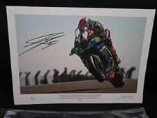 Jonathan Rea Hand Signed A4 Art Print Wsbk Champion