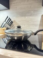 Tefal C9771914 28cm Comfort Max Stainless Steel Non-Stick Wok - Silver