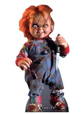 Evil Scarred Chucky Doll Life Size Card Cut Out Childsplay Horror Movie Prop