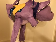 Boat Rocker Dino Ranch Purple Dinosaur Costume for Kids Plush Ride-On One Size