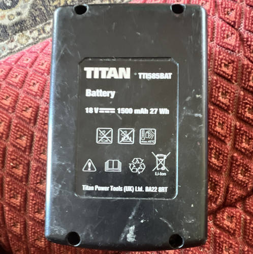 Titan 18v 5ah 27wh ion - 18v, li-ion