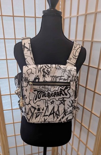 Tote carry white graffiti - tote&carry,