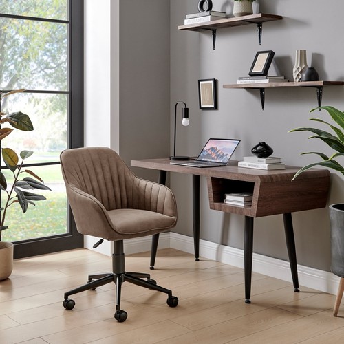 Booker faux leather tub office - booker,