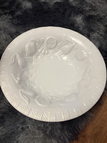 Vintage white ceramic large - vintage,