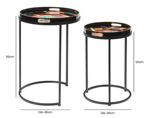 Olin nest tables orange - -,