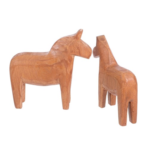 Handmade pine wood horse - handmade,