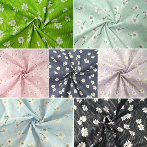 Polycotton fabric polka dot - polycotton,