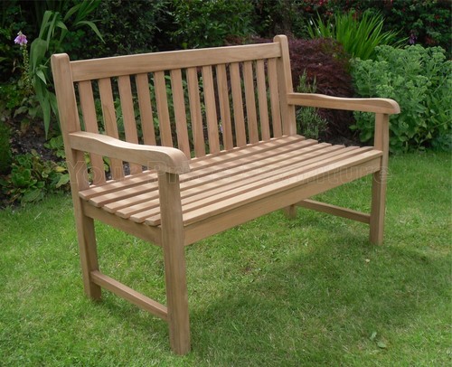 Java teak garden bench 120cm - java,