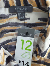 Primark Blouse Tunic Top Size