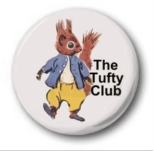 Tufty club 25mm button - -, 1"