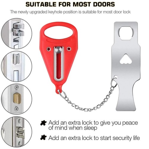 Portable door lock - portable,