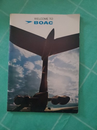 Boac vintage welcome magazine - vintage,
