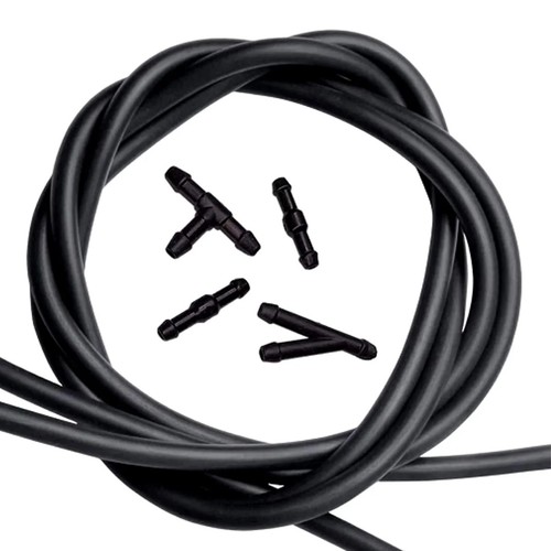 Black rubber windscreen wiper - rubber,