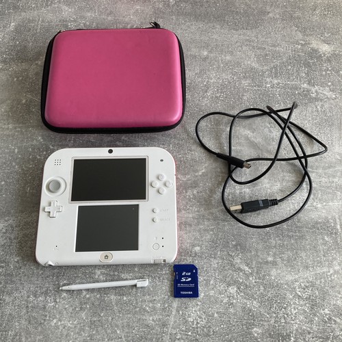 Nintendo 2ds red white - 2ds, red/white