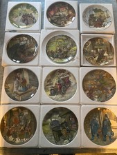 Wedgewood Wind in the Willows Eric Kincaid FULL SET of 12 Plates Excellent