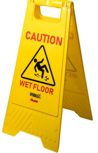 Wet floor sign caution - wet, warning