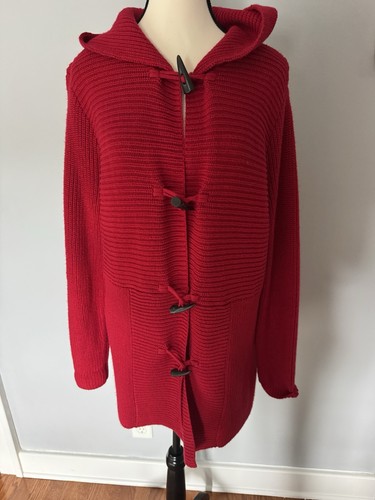 Chaps women red hooded - chaps, women’s