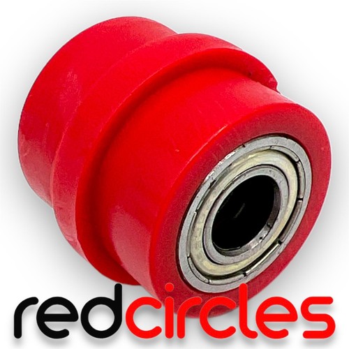 Red 10mm pit bike chain - red,
