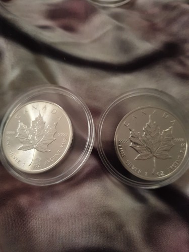 1oz canadian maple 9999 - canadian,