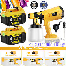 Cordless Paint Sprayer For DeWalt 18V / 20V Battery Powered HVLP Power Spray Gun