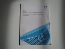 2005 MAZDA MPV RX-8 MX-5 MIATA MAZDA3 WARRANTY INFORMATION OWNERS MANUAL BOOKLET