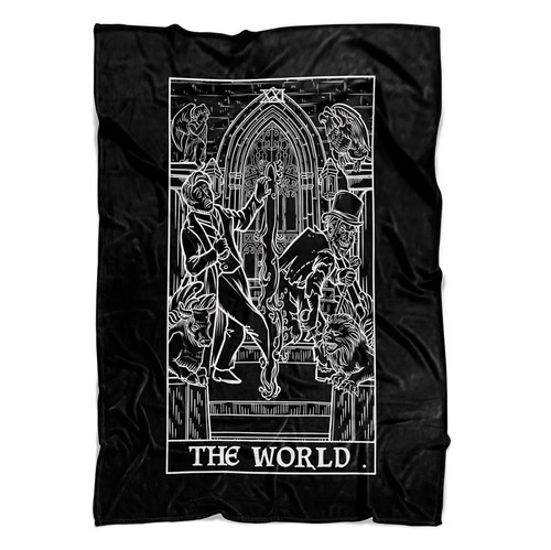 The world tarot card - world,