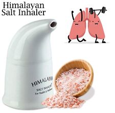 Salt Breath Therapy Pipe Inhaler Natural Himalayan Asthma Improve With Salt