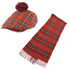 FIDRA Scottish Red Tartan Flat