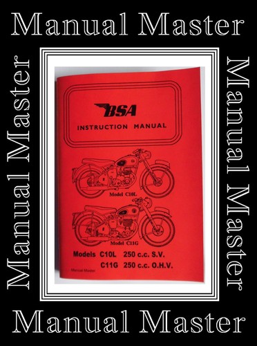 250 bsa c models c10l - bsa,