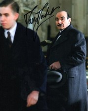 David Suchet  Signed 10 by 8