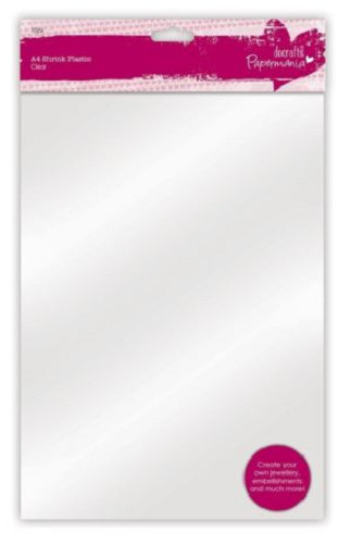 Papermania oven bake - a4, clear