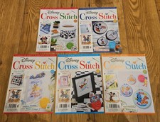 Hachette Partworks Disney Cross Stitch No° 31-35 Magazines ONLY GC