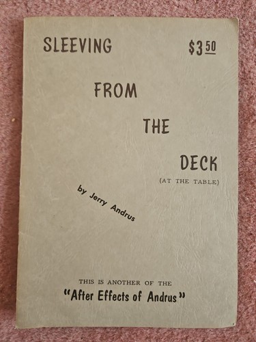 Sleeving from the deck - from,