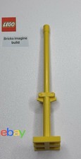 Lego Boat Mast 2x2x9 2/3 Yellow Support Sail Ship 2 Hinges Sideways 4318 -12B