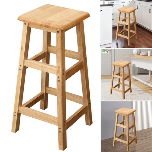 70cm high wooden stool bar - wooden,