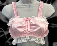 Baby Pink Mens Sissy Satin